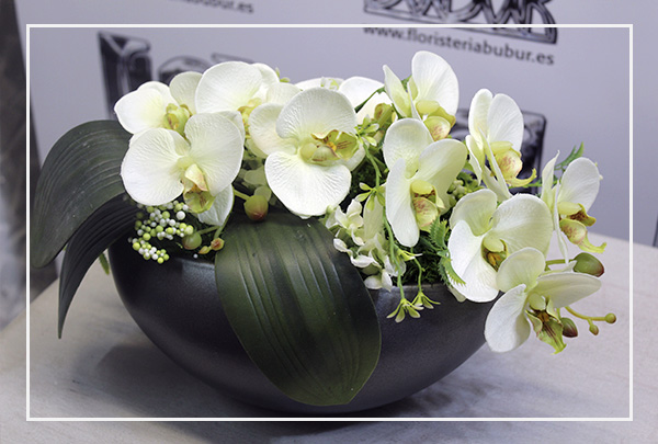 Centros de flor artificial